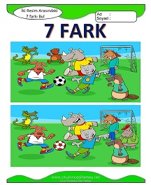 İki Resim Arasındaki Farkı Bul Etkinliği